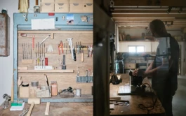 altes Holzhandwerk neu interpretiert mit einem künstlerischen Anspruch der Shaper Origin von Festool